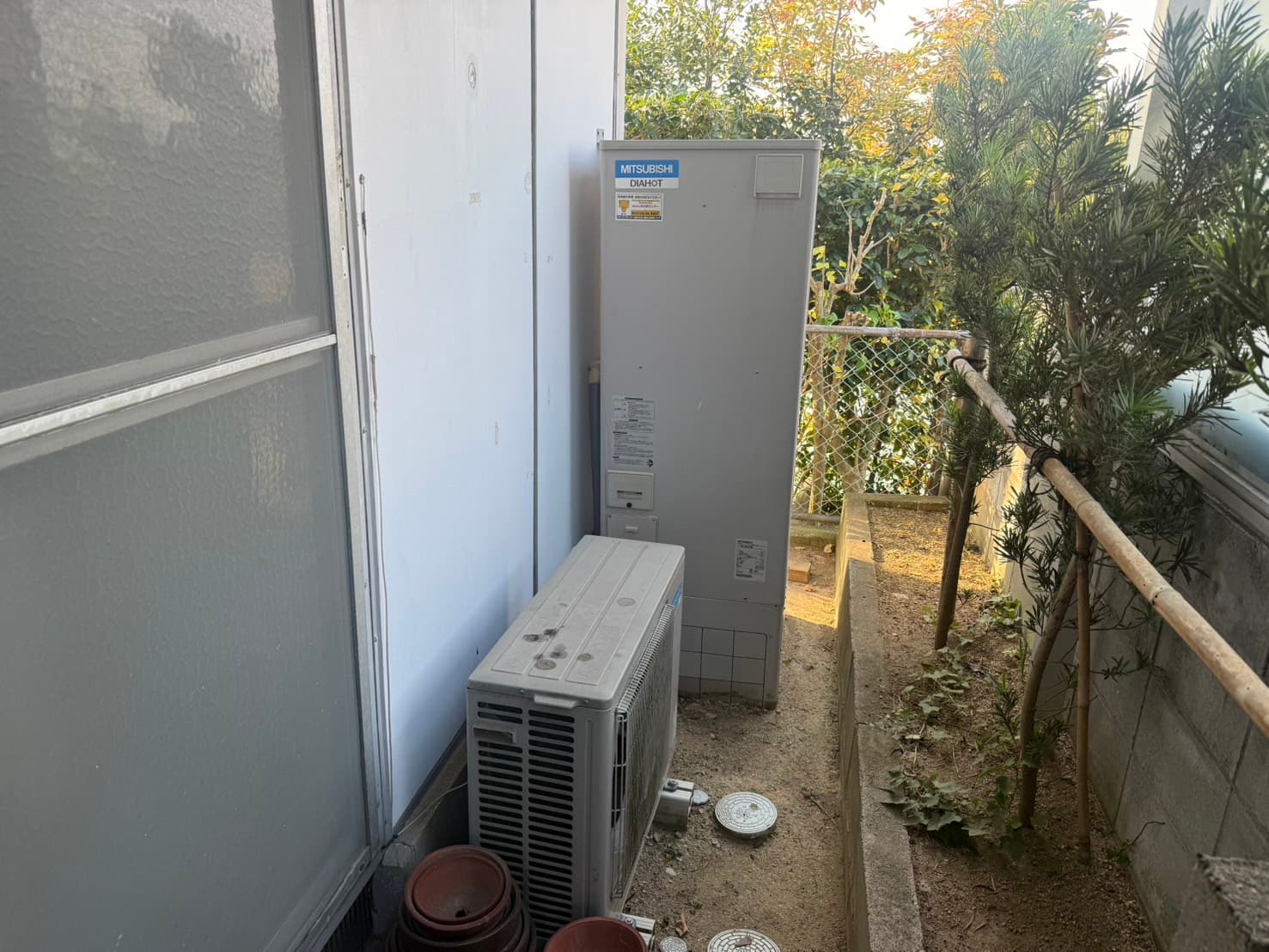 エコキュート施工現場